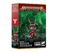 Games Workshop - Warhammer Age of Sigmar - Skaven: Krittok Foulblade - Juego de miniaturas - Kit de Modelo - Portátil - Edad mínima: 168 años - Edad máxima: 240 años