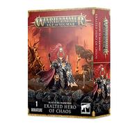Games Workshop - Warhammer - Age of Sigmar - Slaves to Darkness: Exalted Hero of Chaos, Negro