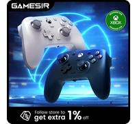 Mando de juego - GAMESIR - G7 HE Blanco - Con cable - Vibración integrada - Compatible con Xbox/PC