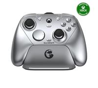 GameSir G7 Pro Manette 1000Hz avec Station de Recharge : Xbox Series X|S, Xbox One, Win 10/11 & Android - Joysticks TMR, Triggers Réglables & 4 Boutons Programmables - Plata Metálica