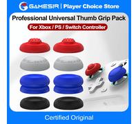 GameSir Juego de Agarres de Pulgar Precision | Edición Universal para PS4, PS5, Xbox, Switch y Mandos GameSir | Paquete de 8 | Lapis/Onyx/Ruby/Gris (Lapis)