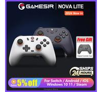 GameSir T4 Nova Lite controlador de interruptor inalámbrico Bluetooth Gamepad con efecto Hall para Nintendo Switch iPhone Android teléfono PC Blue