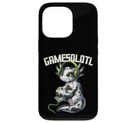 Gamesolotl Axolotl Gamer Videojuegos Divertido Gaming Kawaii Carcasa para iPhone 13 Pro