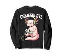 Gamesolotl Axolotl Gamer Videojuegos Divertido Gaming Kawaii Sudadera