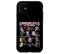 Gamesolotls of The World Gamer Types Colección Axolotl Carcasa para iPhone 11