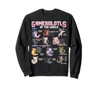 Gamesolotls of The World Gamer Types Colección Axolotl Sudadera