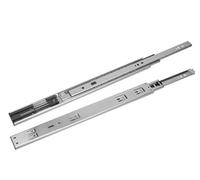 GAMET® 1 par de guías corredoras a bola para cajón L: 350/400/450/500/550 mm/extracción total/cierre suave/carga máxima - 35kg / 80 000 ciclos / PK09 (L: 550 mm)
