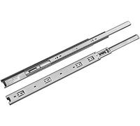 GAMET guía de bolas para cajón PK44 600 mm x 45 mm, extracción total, carga 35 kg, 1 par