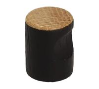 GAMET ®, Pomo - GD12, Fabricado en Madera FSC®, Ø 23 mm, Color Negro y Roble. El Toque Moderno para Tus Muebles. 1 Unidad.