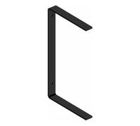 gamet Soporte para la estantería MP14, de Acero, Estilo Industrial DIY, 20x35,2x3 cm, 1 Unidad, Color Negro.