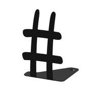 GAMET sujeta Libros de Metal, Modelo Hashtag,1 Pieza. Sujetalibros, Soporte para organizar Libros, revistas Ideal para estantería o Escritorio.