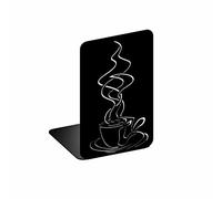 GAMET sujeta Libros de Metal, Modelo Taza,1 Pieza, Color Negro. Sujetalibros, Soporte para organizar Libros, revistas. Ideal para estantería o Escritorio.