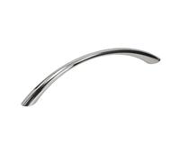 gamet ® Tirador decoris 3, fabricado en zamak, distancia entre orificios de montaje 96 mm, color cromo brillo, 1 unidad. Tiradores perfectos para cualquier armario y cajón.