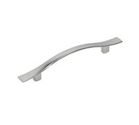gamet ® Tirador decoris 4, fabricado en zamak, distancia entre orificios de montaje 96 mm, color cromo brillo, 1 unidad. Tiradores perfectos para cualquier armario y cajón.