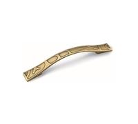 gamet ® Tirador UR16, fabricado en zamak, distancia entre orificios de montaje 96 mm, color cuero mate, 1 unidad. Tiradores perfectos para cualquier armario y cajón.