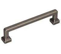 gamet Tirador UR47 - Colección Battitore, CC 160 mm, Plata mate/vieja (pack de 10 unidades) / El toce vintage para tus muebles /