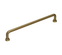 gamet ® Tirador US18, CC 160 mm, acero inoxidable + zamak, oro mate, 1 unidad. Tiradores perfectos para cualquier armario y cajón.