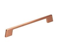 gamet ® Tirador UU55, CC 160 mm, fabricado en zamak, acabado cobre cepillado, 1 unidad. Un toque moderno para tus muebles.