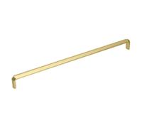 gamet ® Tirador UU56, CC 320 mm, fabricado en zamak, acabado oro mate cepillado, 1 unidad. Un toque moderno para tus muebles.