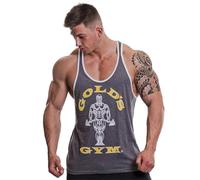 Gameworld Muscle Joe Contrast Camiseta Hombre, Gris, S