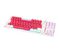 GAMIAC TKL90G Gaming Keyboard, Kailh Red - white/red