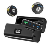 Gamiity Micrófono Lavalier inalámbrico para iPhone/Android/cámara/PC/portátil, Lightning/USB-C/Plug Mini micrófono de solapa inalámbrico, audio de alta fidelidad, cancelación de ruido para grabación