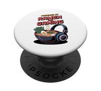 Gaming 8-bit Pixel Art Desarrollado por Gaming & Ramen Funny Gamer PopSockets PopGrip Adhesivo