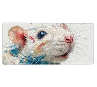 Gaming Alfombrilla Ratón 1000x500x3mm MousePad XXL RatóN, Alfombrilla Gaming Animal, Impermeable Antideslizante MousePad, Mejora la Precisión y la Velocidad, Gamer Tapete Rato PC Accesorios 7-QA96