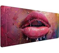 Gaming Alfombrilla Ratón 600x300x3mm Mousepad XXL Lip 4-L753W | Alfombrilla Gaming Impermeable Antideslizante, Mejora la Precisión y la Velocidad, Gamer Tapete Rato para PC Accesorios