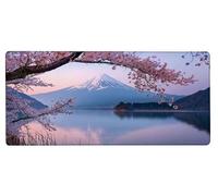 Gaming Alfombrilla Ratón 700x300x3mm MousePad XXL Monte Fuji, Alfombrilla Gaming Lago, Impermeable Antideslizante MousePad, Mejora la Precisión y la Velocidad, Gamer Tapete Rato PC Accesorios 7-ZX75