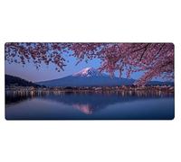 Gaming Alfombrilla Ratón 700x300x3mm MousePad XXL Monte Fuji, Alfombrilla Gaming Lago, Impermeable Antideslizante MousePad, Mejora la Precisión y la Velocidad, Gamer Tapete Rato PC Accesorios 9-CL39