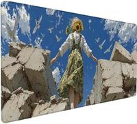 Gaming Alfombrilla Ratón 900x400x3mm, Flor MousePad XXL PáJaro Gaming Protector Alfombrilla, Impermeable Antideslizante Mouse Pad, Mejora la Precisión y la Velocidad, Gamer Mouse Pad Accesorios D-TP65