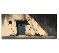 Gaming Alfombrilla Ratón 900x400x3mm MousePad XXL Flor, Alfombrilla Gaming Casa, Impermeable Antideslizante MousePad, Mejora la Precisión y la Velocidad, Gamer Tapete Rato PC Accesorios Gifts 9-AT46