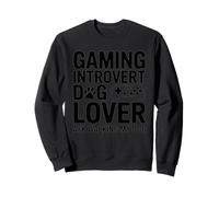 Gaming Amante de Perros introvertido AFK Paseando a mi Perro Gamer Sudadera