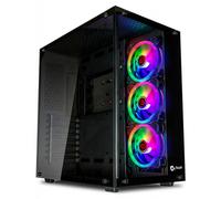 Gaming Box ATX Cronos RGB Cristal Templado USB 3.0 (Negro) - TALIUS