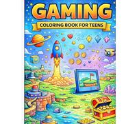 Gaming - Coloring Book for Teens: Relaxing and Fun Worlds for Gamers | 20 Unique Pages to Color