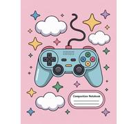 Gaming Controller Aesthetic Game Notebook: 120 Pages Composition Book, with Linework Cover Design, designed for Drawing, Journaling, Students, Kids, ... Cover Design, designed for Drawing, J