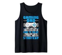 Gaming Dad I Don't Just Play I Enseño a Mi Hijo Cómo Resolver Pro Camiseta sin Mangas