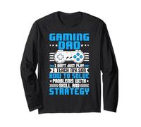 Gaming Dad I Don't Just Play I Enseño a Mi Hijo Cómo Resolver Pro Manga Larga
