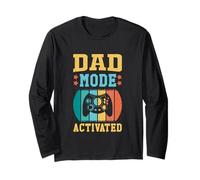 Gaming Dad Mode Activado Funny Daddy Jokes Día del Padre Amor Manga Larga