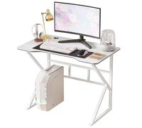 Gaming Desk, Mesa ergonómica para PC, robusta mesa de ordenador con escritorio de fibra de carbono, mesa de trabajo para gamer para el hogar y la oficina, elegante escritorio para juegos y escritorio
