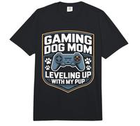 Gaming Dog Mom Nivelando con Mi Cachorro Comfort Colors Adult Heavyweight T-Shirt