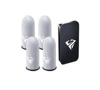 Gaming Finger Sleeves for Mobile Gaming 0.25mm Glass Silver Fiber Seamless Thumb Fingertip Cover for - C[A48330396]