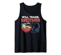 Gaming intercambiará a su Hermano por un Jugador Divertido de Juegos y Ramen Camiseta sin Mangas