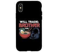 Gaming intercambiará a su Hermano por un Jugador Divertido de Juegos y Ramen Carcasa para iPhone X/XS