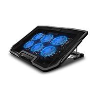 Gaming Laptop Cooling Pad Stand, Laptop Cooler con Luz LED Dual USB Notebook PC Cooling Pad Computer Cooling Fan Stand