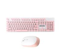 Gaming Mechanical Keyboard Mouse Set, USB 2.4G Portable Wireless Mute Suspension 104 Keys Keybad & High Sensitivity Mouse Combo, para Windows, para PC/Laptop/Computadoras de escritorio small gift