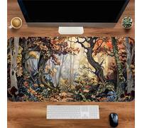 Gaming Mouse Mat Ancient Tree, Large Mouse Pad 900x400mm Thickness 2MM, Improved Precision and Speed, Non-Slip Base Mousepad with Stitched Edges for Gaming, Office & Home