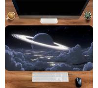 Gaming Mouse Mat Cloud Galaxy, Large Mouse Pad 700x300mm Thickness 2MM, Improved Precision and Speed, Non-Slip Base Mousepad with Stitched Edges for Gaming, Office & Home