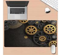 Gaming Mouse Mat Golden Gear, Large Mouse Pad 1200x600mm Thickness 2MM, Improved Precision and Speed, Non-Slip Base Mousepad with Stitched Edges for Gaming, Office & Home